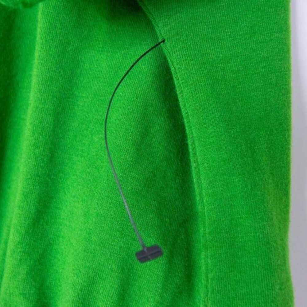 NEW Eloquii green cotton knit Wrap‎ Skirt tie waist midi Dress, 16 - Picture 11 of 16